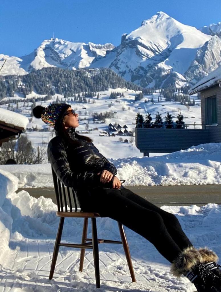 Beautiful Chalet On The Piste In Swiss Alps Alt St. Johann Rum bild
